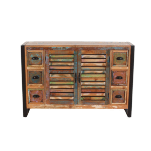 Multi-Drawer Rustic Sideboard