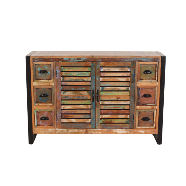 Multi-Drawer Rustic Sideboard