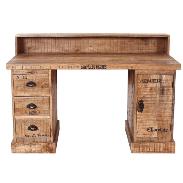 Rustic Solid Wood Study Table