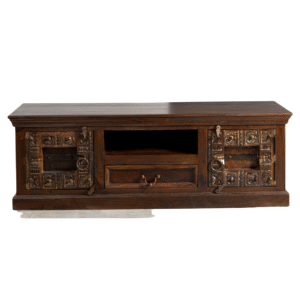 Handcrafted Wooden TV Board