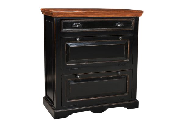 Mango Wood Shoe Rack - Image 3