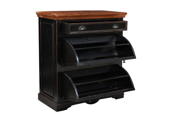 Mango Wood Shoe Rack - Image 4
