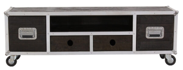 Long Wooden TV Board - Image 2
