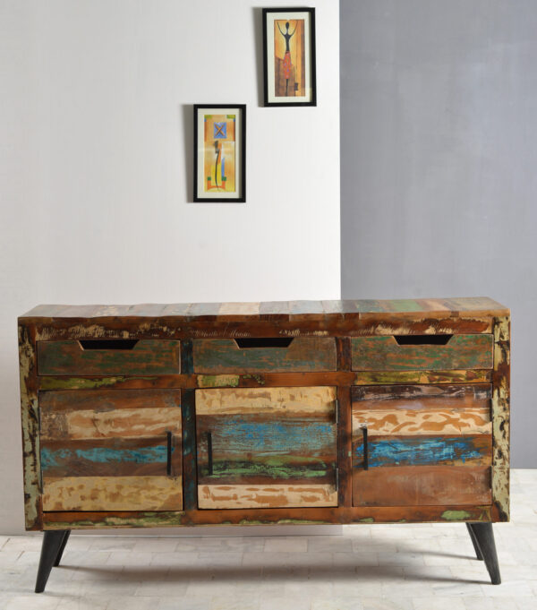 Wood & Iron Sideboard - Image 3