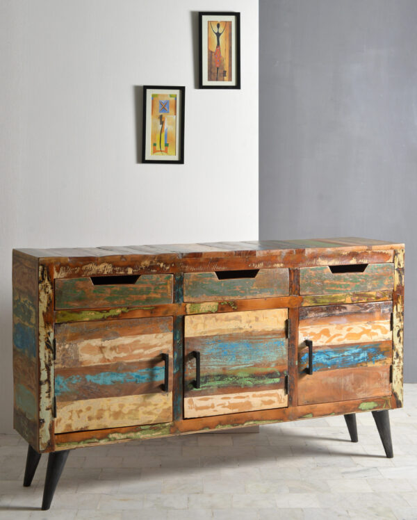 Wood & Iron Sideboard - Image 2