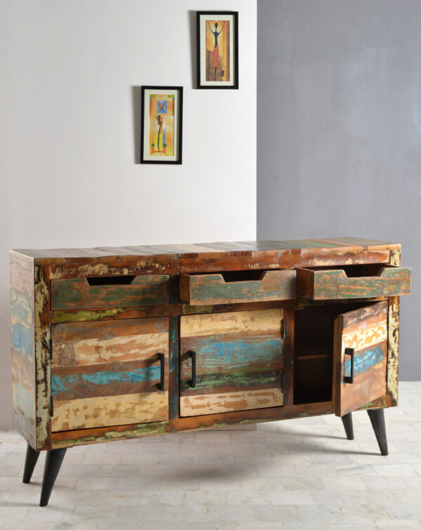 Wood & Iron Sideboard - Image 4