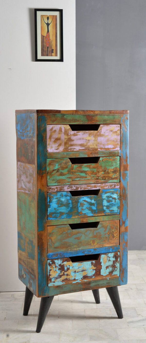 Wood & Iron Drawer Chest - Image 3