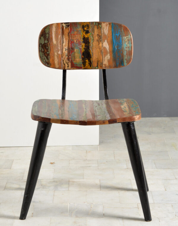 Wood & Iron Chair - Image 3