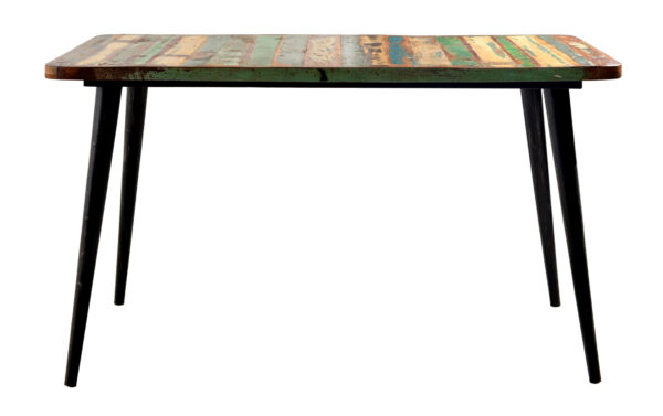 Wood & Iron Dining Table - Image 3