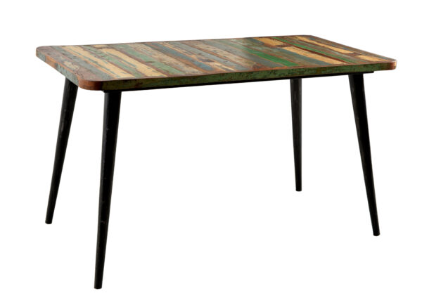 Wood & Iron Dining Table - Image 6