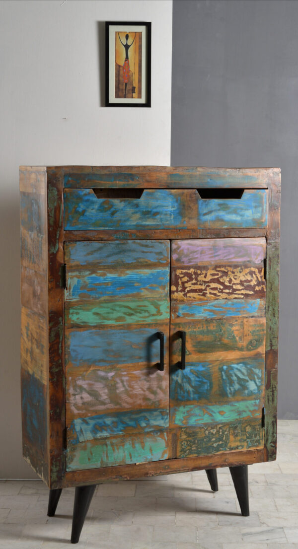 Wood & Iron Shoe Rack - Image 3