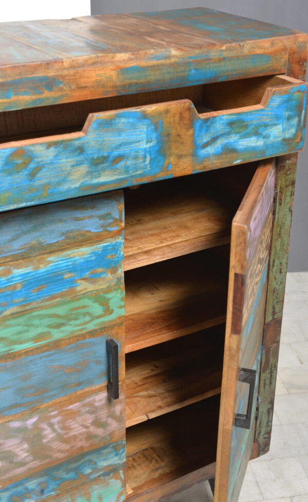 Wood & Iron Shoe Rack - Image 4