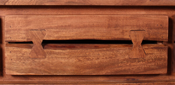 Live Edge Wood & Iron TV Board - Image 5