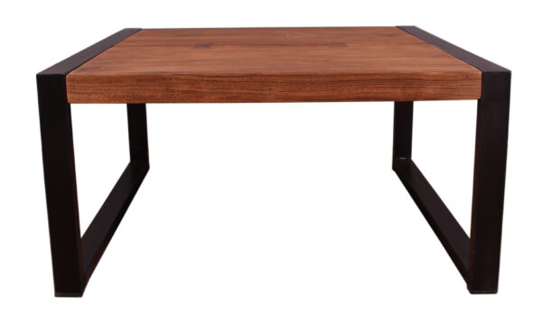 Live Edge Wood & Iron Coffee Table - Image 4