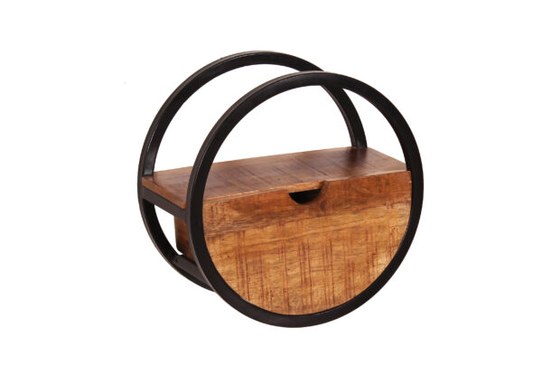 Wooden & Iron Wall Hanger - Image 2