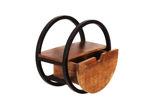 Wooden & Iron Wall Hanger - Image 3