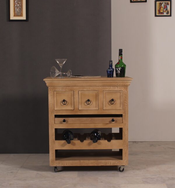WOODEN WINE CABINET - Image 7