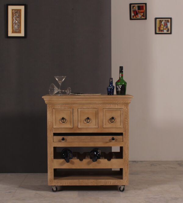 WOODEN WINE CABINET - Image 6
