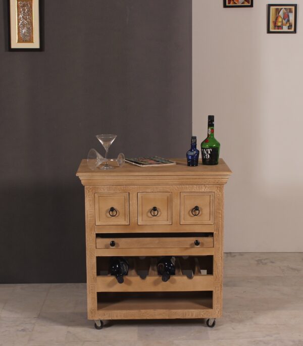 WOODEN WINE CABINET - Image 5