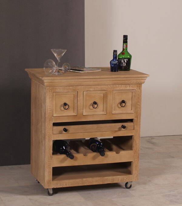 WOODEN WINE CABINET - Image 4