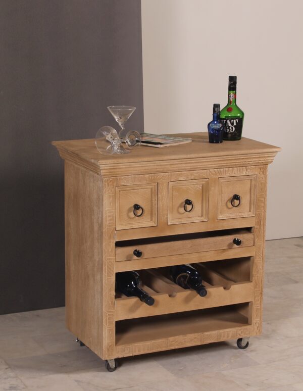 WOODEN WINE CABINET - Image 3