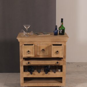 WOODEN WINE CABINET