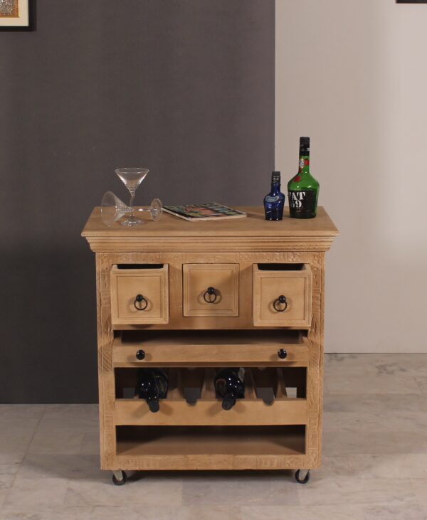 WOODEN WINE CABINET