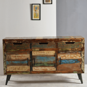 Wood & Iron Sideboard