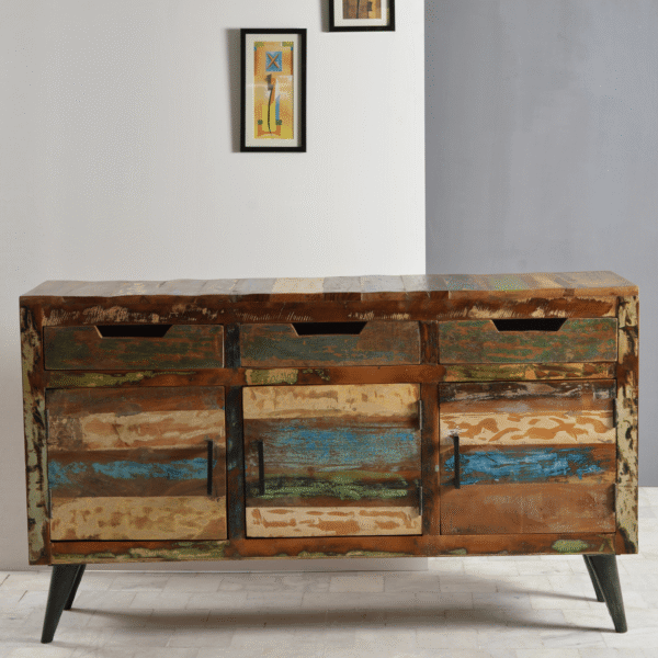 Wood & Iron Sideboard