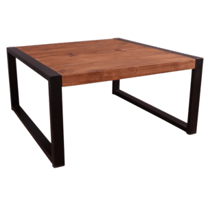 Live Edge Wood & Iron Coffee Table