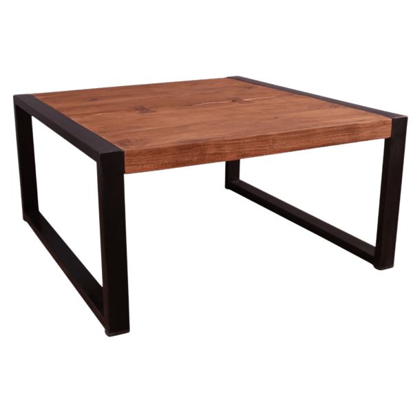 Live Edge Wood & Iron Coffee Table